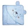 Bebekevi peškir za bebe sa kapuljačom i rukavicom plava BD1398